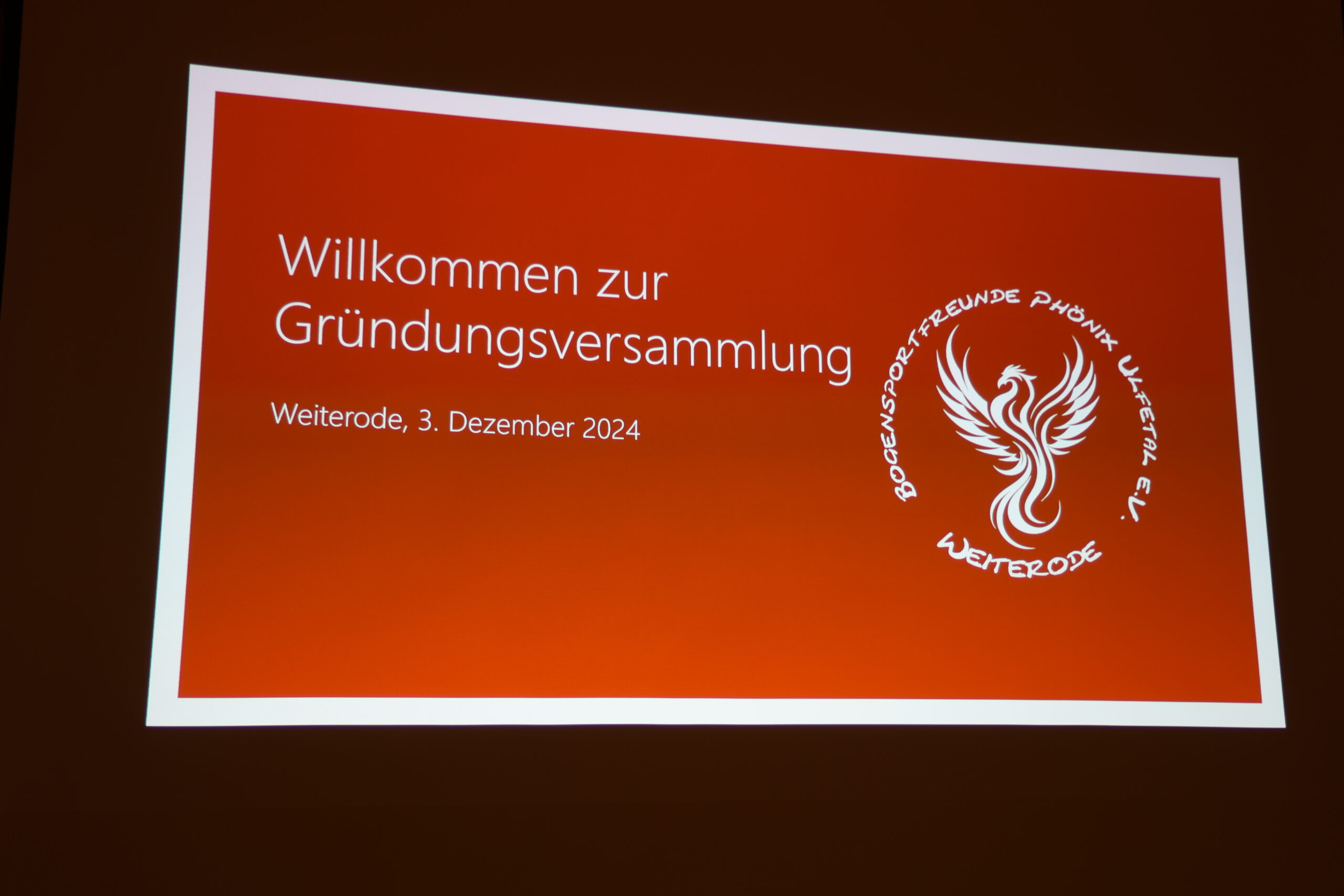 Gründungsversammlung Bogensportfreunde Phönix Ulfetal