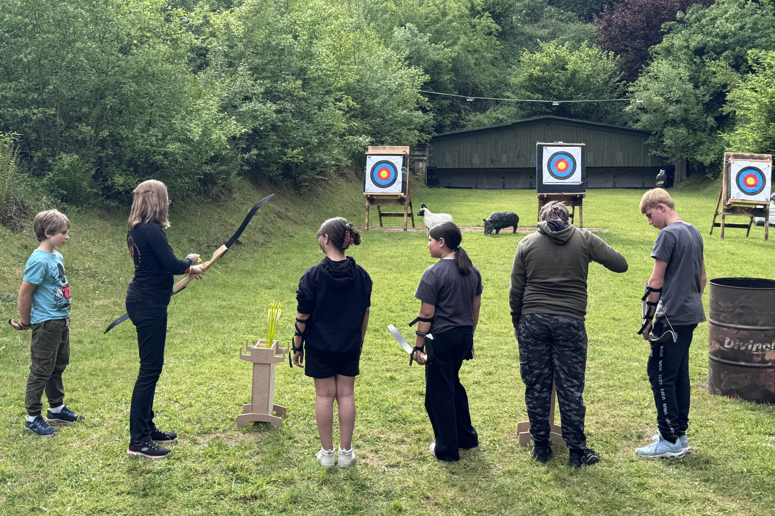 Bogenschießen Kinder Training Anfänger