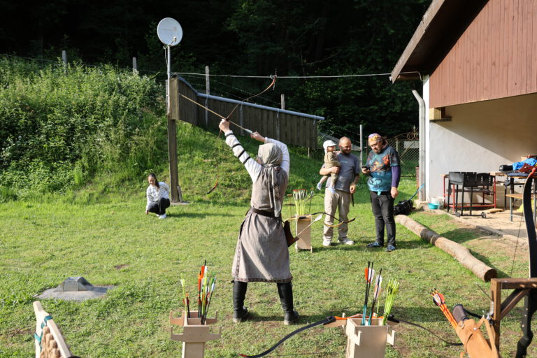 Traditionelle Reiterbögen