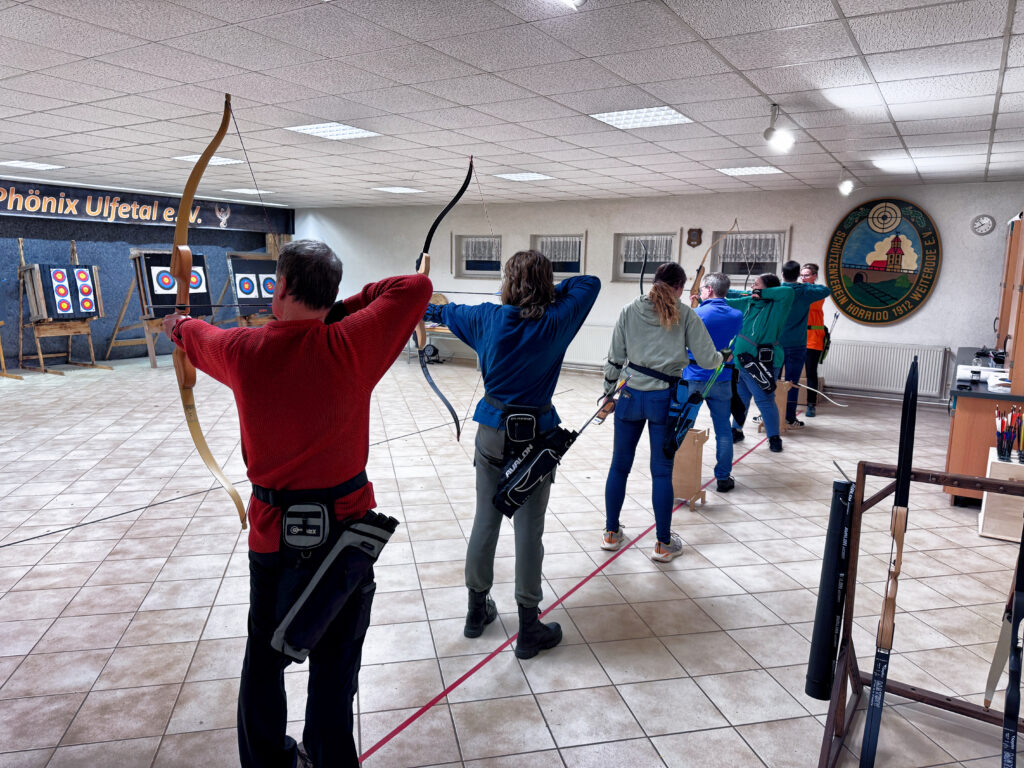 Bogentraining Dienstagabend