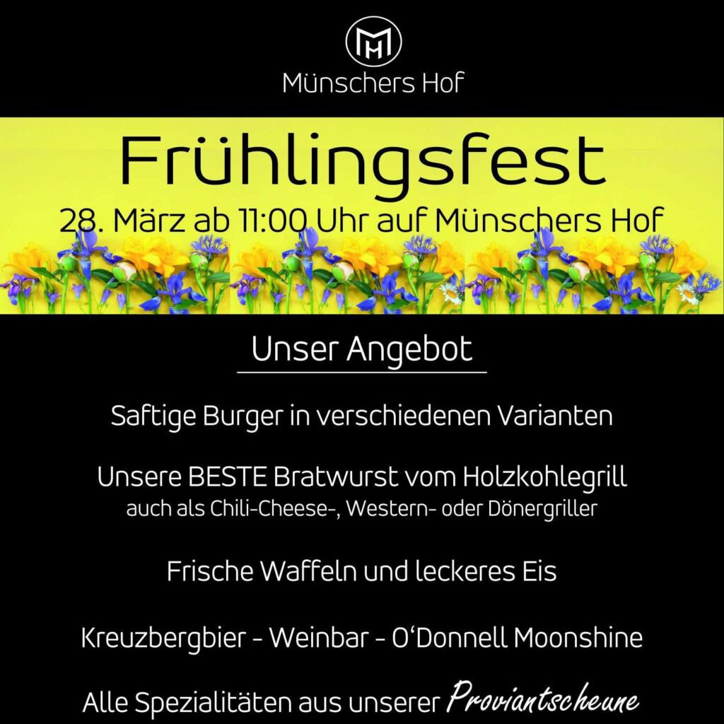 Frühlingsfest Münschers Hof